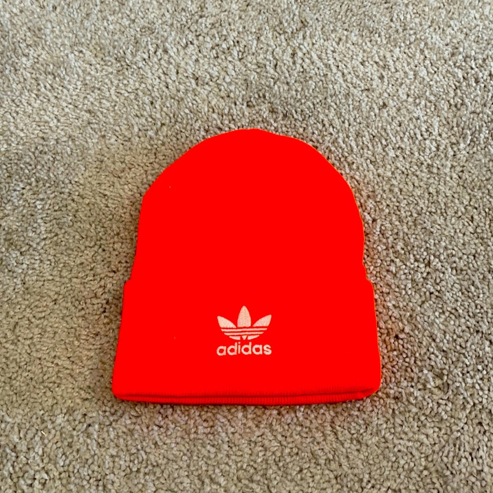 Bold statement adidas knit hat